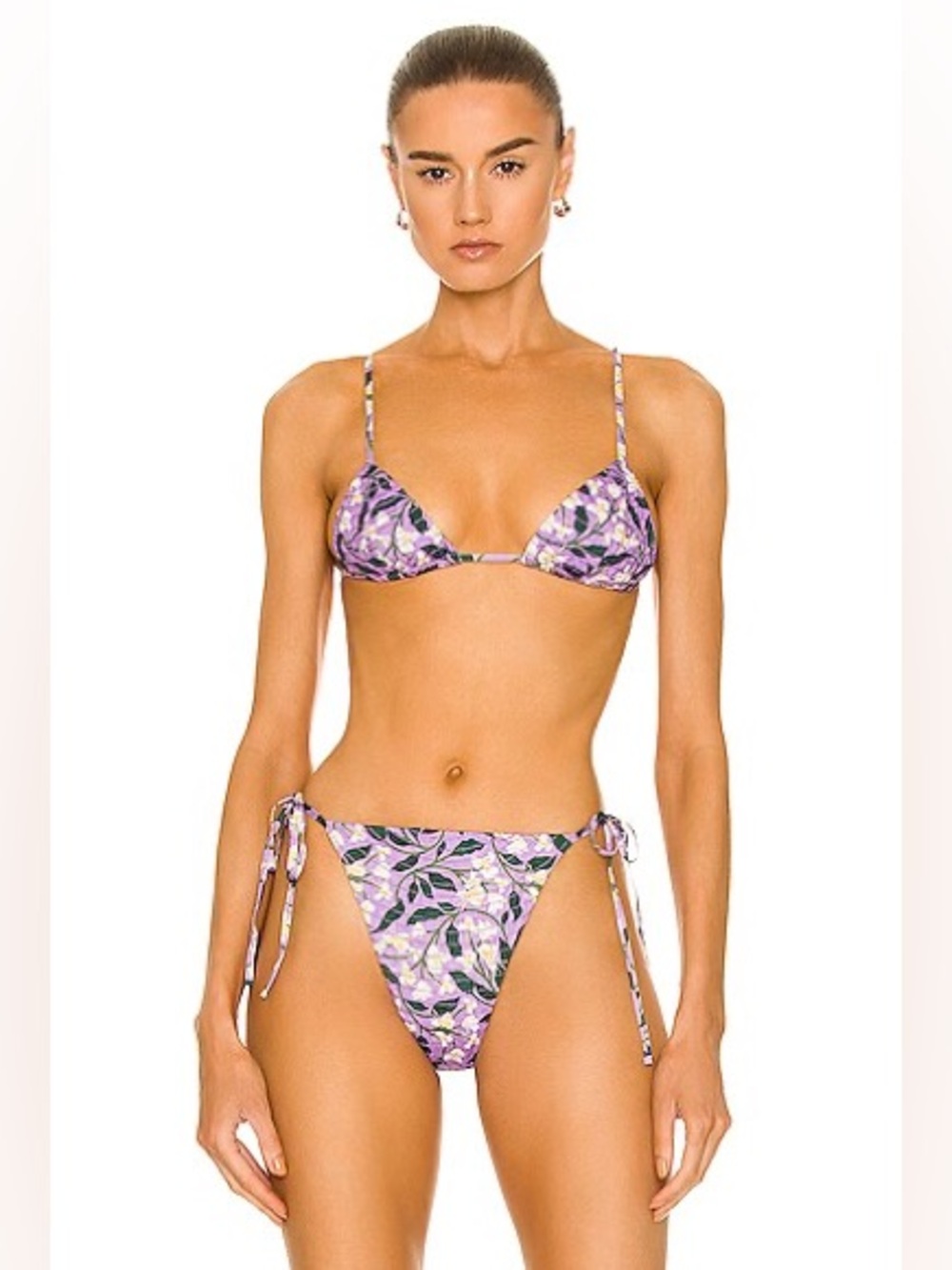 Agua by Agua Bendita Ipanema Bikini Set Lila Floral